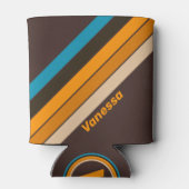 名前の付いたエスプレッソストライプドリフト 缶クーラー (裏面)