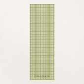 名前の付いたグリーンプライドクラシックデザインヨガマット ヨガマット (正面)