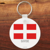 名前の付いたサボワ国旗 キーホルダー (正面)