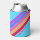 名前の付いたシーストライプグラスの 缶クーラー (缶正面)