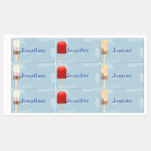 名前の付いたポプシクル