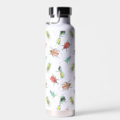 名前の付いたラブバパーソナライズされたグ ウォーターボトル (右面)