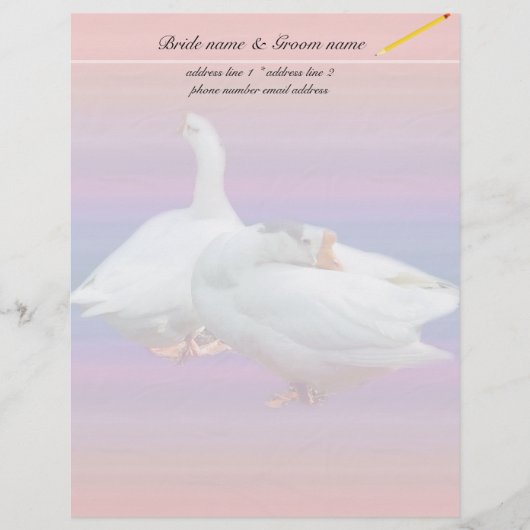 名前の付いたレターヘッド レターヘッド (正面)