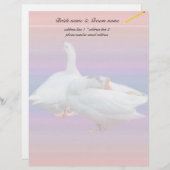 名前の付いたレターヘッド レターヘッド (正面/裏面)