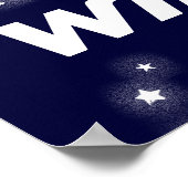 名前の付いたロケット宇宙少年ダークブルーのポスター ポスター (角)