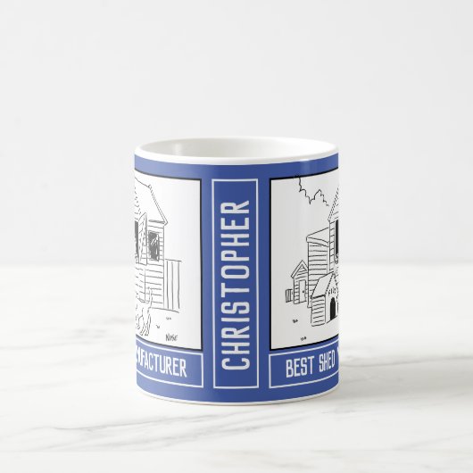 名前の付いた上最高の屋または庭園の建物メーカー。 コーヒーマグカップ (中央)