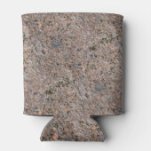 名前の付いた地質学的ロックテクスチャ 缶クーラー (裏面)