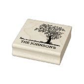 名前の付いた家族の木 ラバースタンプ (スタンプ)