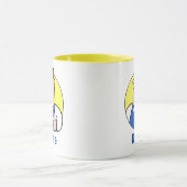 名前の付いた手書き画像 マグカップ (中央)