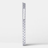 名前の付いた明るいスチールダイヤモンドプレート Case-Mate iPhoneケース (裏面 / 左)