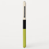 名前の付いた暖かいピスタチオ緑のカラーブロック Case-Mate iPhoneケース (裏面/左)