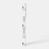 名前の付いた模様の、かわいいバブルガムの鳥 iPhone 16ケース (右側面)