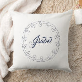 名前の付いた波形リング クッション (ブランケット)