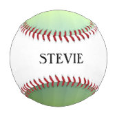 名前の付いた球形目のパターン 野球ボール (裏面)