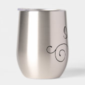 名前の付いた絶縁ワインタンブラー (右面)