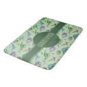 名前の付いた緑の轟音ジュラ紀の恐竜 バスマット (アングル)