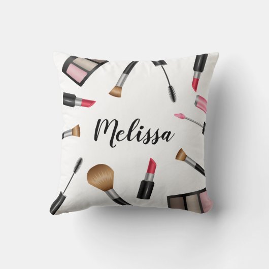 名前の付いた製品をパーソナライズされた作る クッション (裏面)