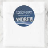 名前の付いた鋼製ブルーウェーブ ラウンドシール (バッグ)