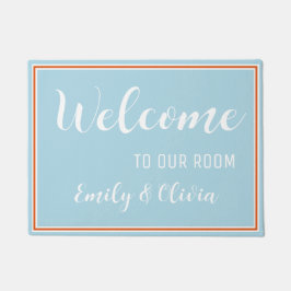 名前の付いたDormルームフォーマット ドアマット