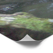 名前の付いていない滝 ポスター (角)