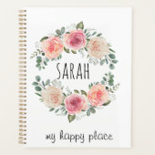 名前の作成Weekly Monthlyプランナー プランナー手帳 (正面)