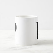 名前の個人用設定の先頭は文字P コーヒーマグカップ (中央)