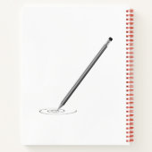 名前の個人用設定を使用したSketchbook ノートブック (裏面)