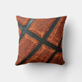 名前の古いレトロのバスケットボールパターン クッション (裏面)