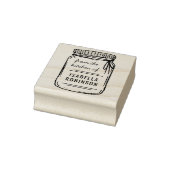 名前の台所から手描きのメイスンの瓶 ラバースタンプ (スタンプ)