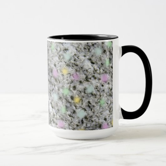 名前の地質学の石の質のパステル マグカップ (右)