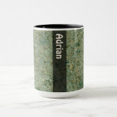 名前の地質学の石の質 マグカップ (中央)