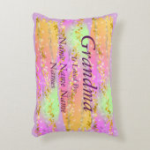 名前の変更おばあちゃんが愛されている – Stars Mauve アクセントクッション (正面(垂直))