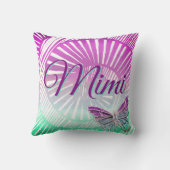 名前の変更おばあちゃん紫スワール&バタフライT クッション (裏面)