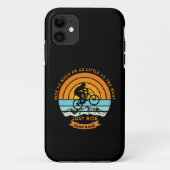 名前の変更すべての文字マウンテンバイクJust Ride Case-Mate iPhoneケース (裏面)