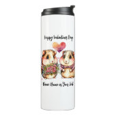 名前の変更すべての文字モルモットValentines タンブラー (回転左)