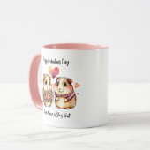 名前の変更すべての文字モルモットValentines マグカップ (正面左)