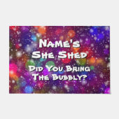 名前の変更すべての文字彼女はフロントドアマットを流した ドアマット (正面)