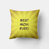 名前の変更の追加文字ホームがMomの場所 クッション (裏面)