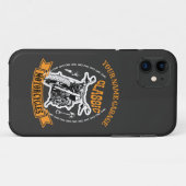 名前の変更トップ文字ライン、クラシック自動二輪車 Case-Mate iPhoneケース (裏面(横))