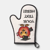 名前の変更文字をパーソナライズ卒業Apple 鍋つかみ (正面)