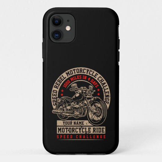 名前の変更文字スピード反乱挑戦旅行 Case-Mate iPhoneケース (裏面)