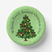 名前の変更文字一致クリスマスツリー20xx ペーパーボウル (正面)