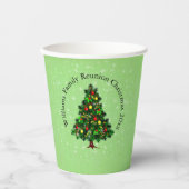 名前の変更文字一致クリスマスツリー20xx 紙コップ (正面)