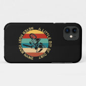 名前の変更文字少し汚れ傷つけない追加 Case-Mate iPhoneケース (裏面(横))