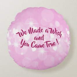 名前の変更文字私たちは願いを作った&あなた来は真 ラウンドクッション