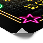 名前の変更文字She-Shedバーカクテル ポスター (角)