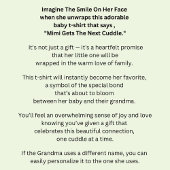 名前の変更、任意の文字、Mimi次のカドルを取得 ベビーTシャツ