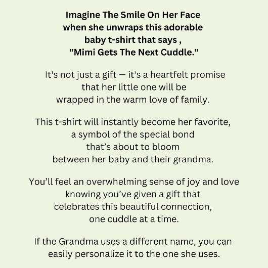 名前の変更、任意の文字、Mimi次のカドルを取得 ベビーTシャツ