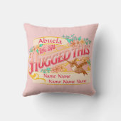 名前の変更Abuela我々は誰もが私たちの愛を送る クッション (裏面)