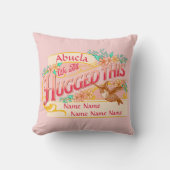 名前の変更Abuela我々は誰もが私たちの愛を送る クッション (正面)